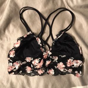 Flower bralette - PINK - Size L